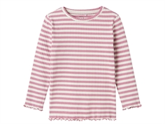 Name It mauve orchid/jet stream stribet top